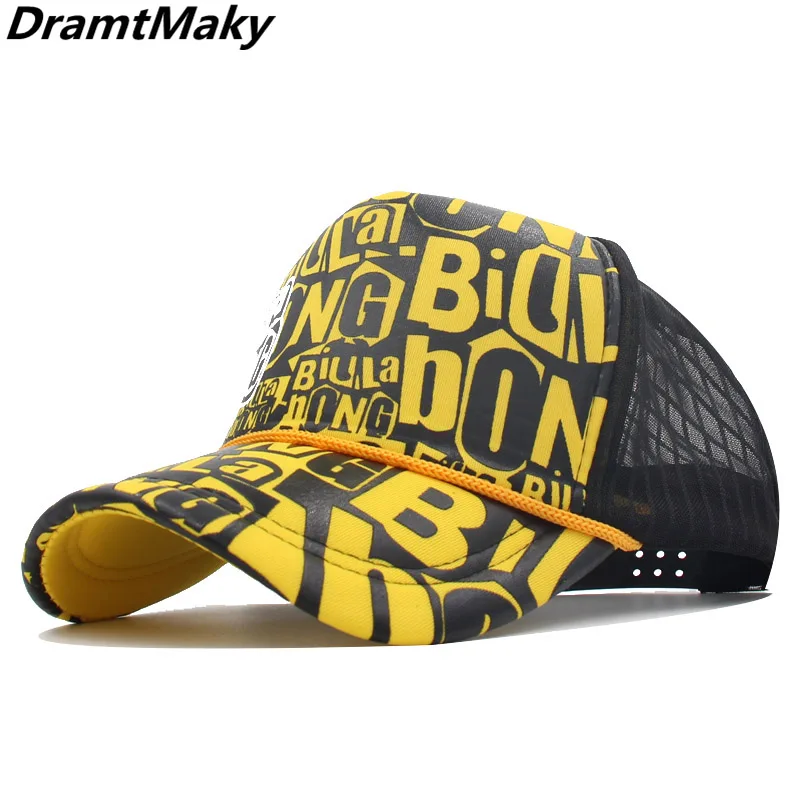 Модная летняя бейсболка для женщин и мужчин сетчатая дышащая Кепка Snapback