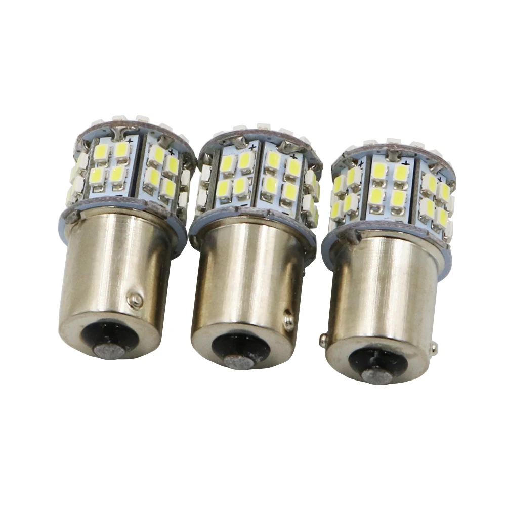 YSY 2 шт. светодиодные тормозные лампы белого и красного цвета BA15S R5W 1156 P21W 1206 3020 50SMD