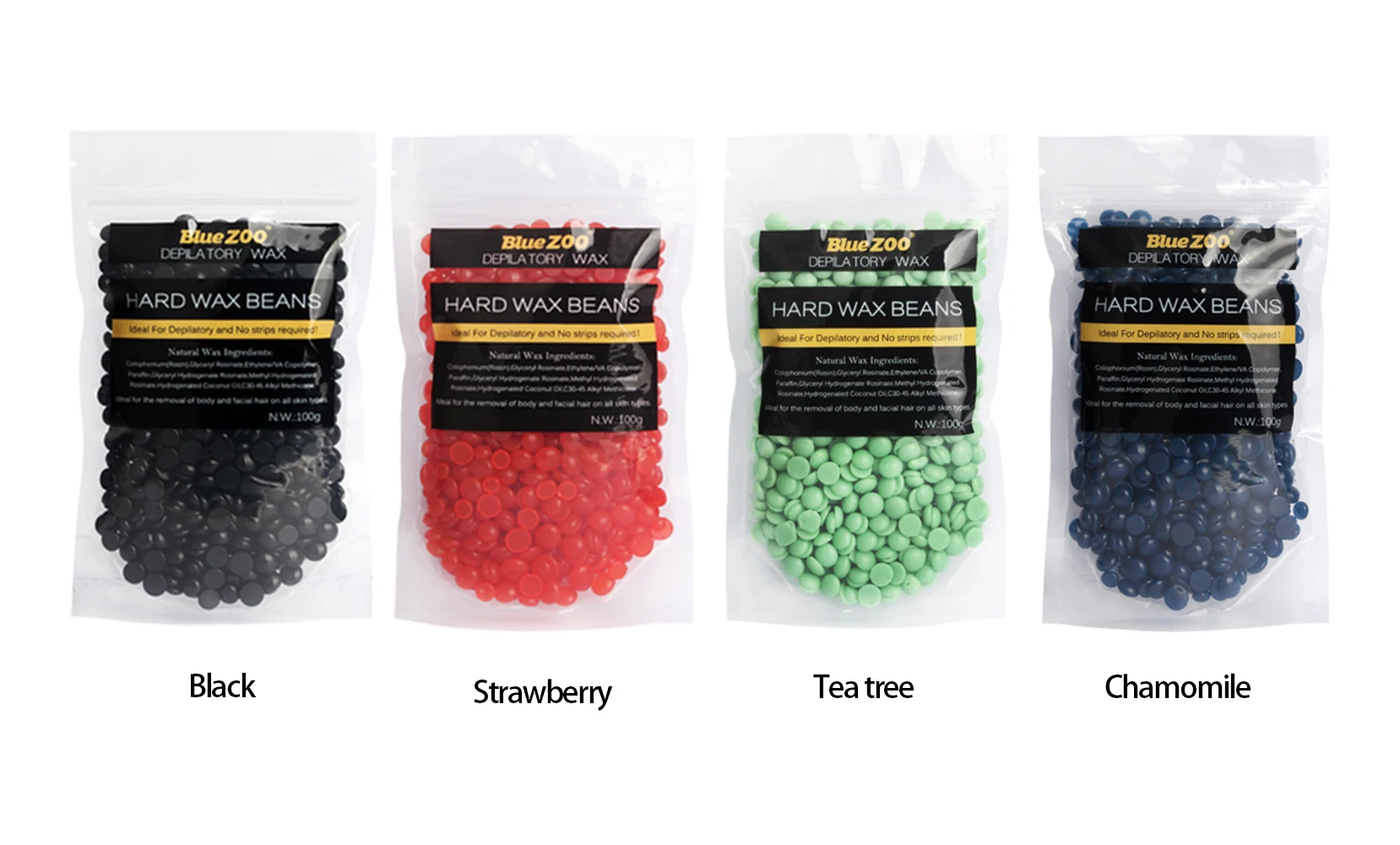 Воск подогреватель Твёрдый парафин Бобы без полосы для удаления волос горячим