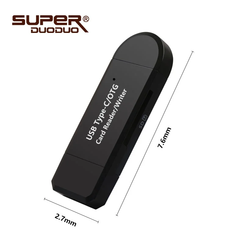 USB 2 0 SD/TF OTG кардридер Micro SD адаптер Type C карта памяти Адаптер для C/Android/PC