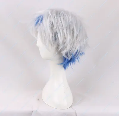 Парик из парика парик для костюмированной вечеринки с синими костюмами |