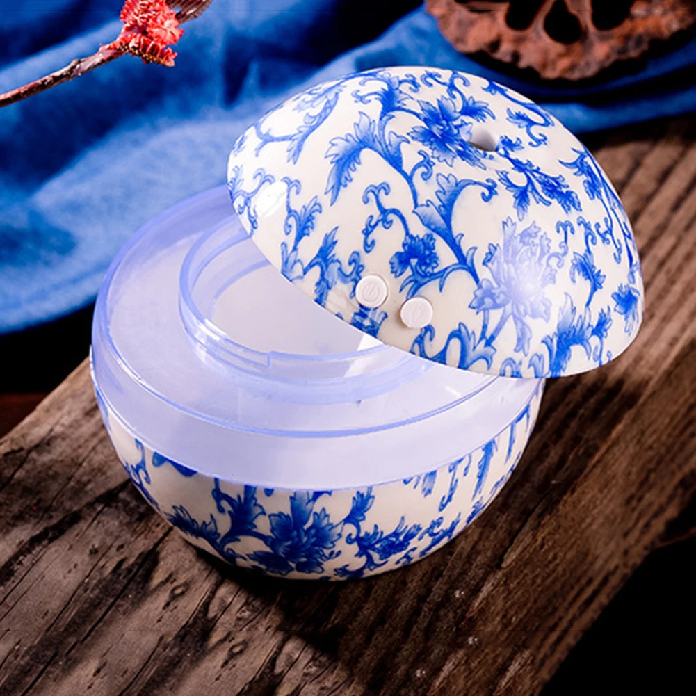 Поддельные Синий и белый фарфор дизайн дома аромат USB диффузор очиститель