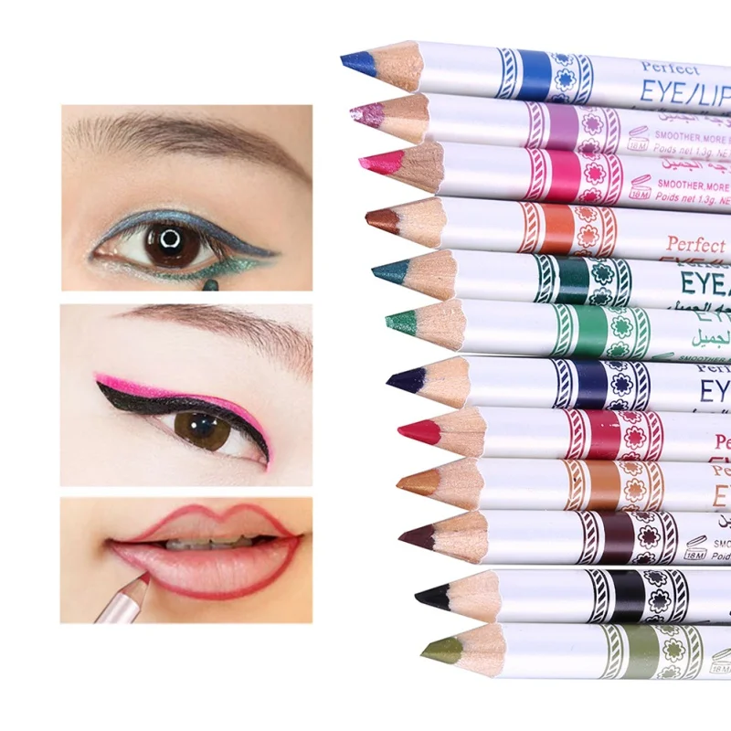 

Waterproof Shimmer Eyeliner Set Eye Liner Pencil Easy To Wear Makeup Cosmetic Eye Makeup 12pcs/set