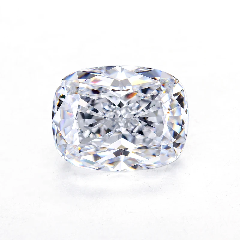 DEF цвет супер белый 12*16 мм измельченный лед форма подушки Moissanite 11 50 карат