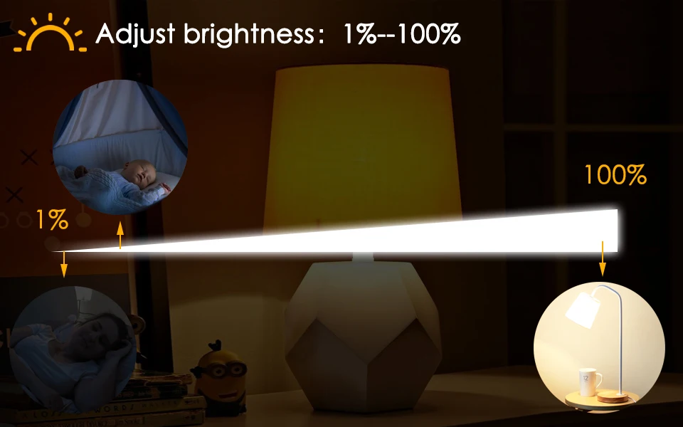 Умный светодиодный Беспроводной лампочка Bluetooth B22 10 Вт RGB Меняющие цвет лампы Регулируемый AC 85-265 V приложение Управление IOS/Android лампада