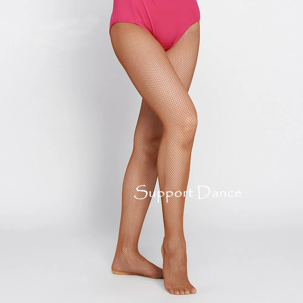 Поддержка танцев бесшовные профессиональные ажурные колготки DBT10|fishnet tights|professional