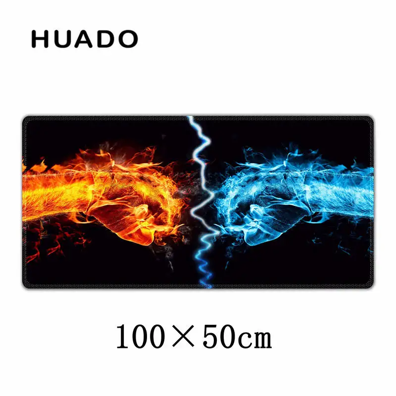 mouse pad 100X50cm Заказной резиновый игровой коврик для мыши, коврик для мыши для геймера, большой геймпад с замком, коврик для мыши для starcraft/steelseries/overwatch - Цвет: mouse pad 100X50cm