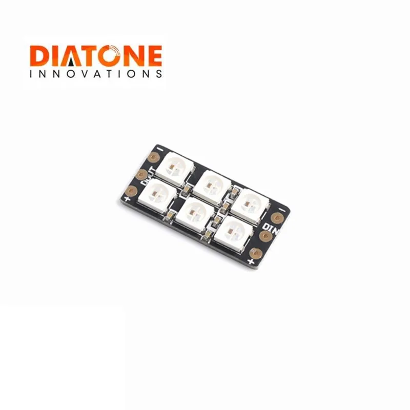 DIATONE SW302 Full Color Flash Bang 2812 LED Board 5V Input Direction Night Light For RC Multirotor Quadcopter Spare Part DIY | Игрушки и