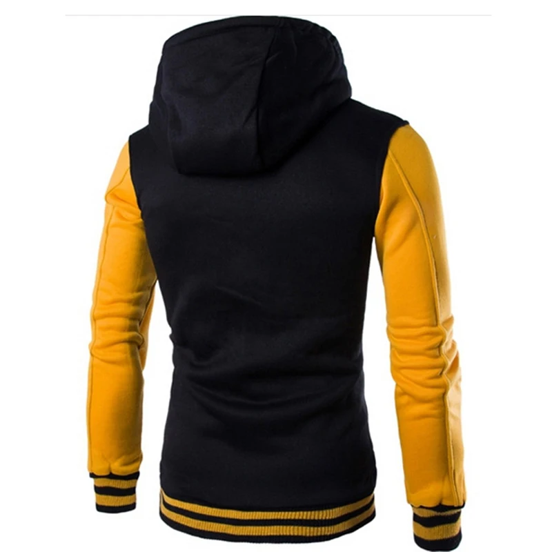 Мода 2017 г. Для мужчин пальто Бейсбол зимняя повседневная куртка S Slim Fit Марка