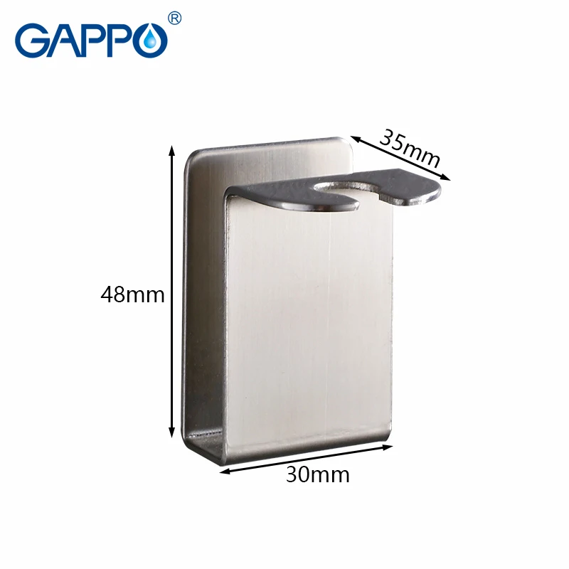 GAPPO Bathroom Shelves toothbrush cup bathroom holder Bath Storage Shelf Wall Mount Accessories | Обустройство дома