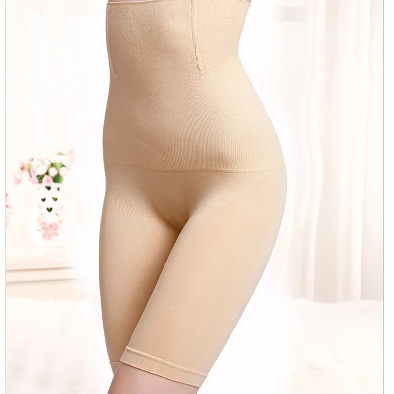 Moldeadores de cintura alta para mujer, bragas de Control de barriga, bragas, ropa interior moldeadora de cuerpo, cors&eacute;-4