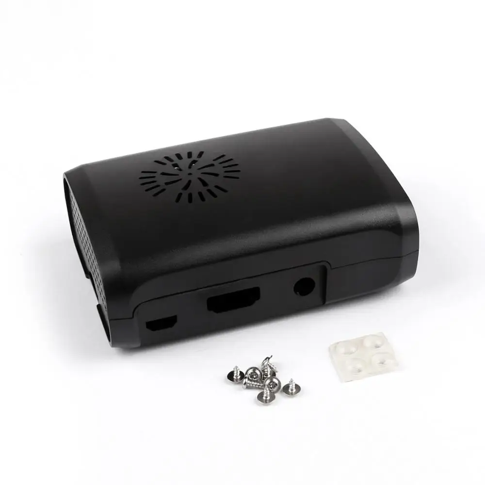 Чехол для Raspberry Pi2/3 B + чехол из АБС-пластика кулер алюминиевый радиатор Pi 3B 2B |
