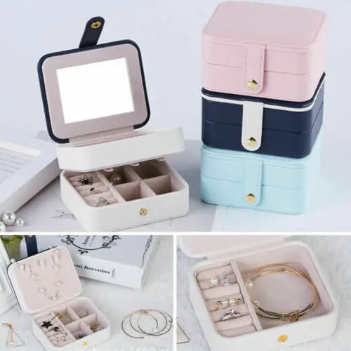 New Arrival Portable Jewellery Box Women Lady Travel Packaging Storage Organizer Makeup Case Hot Display | Дом и сад