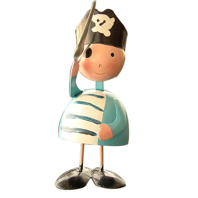 4 шт./лот металлическая модель пирата миниатюрные поделки аксессуары для