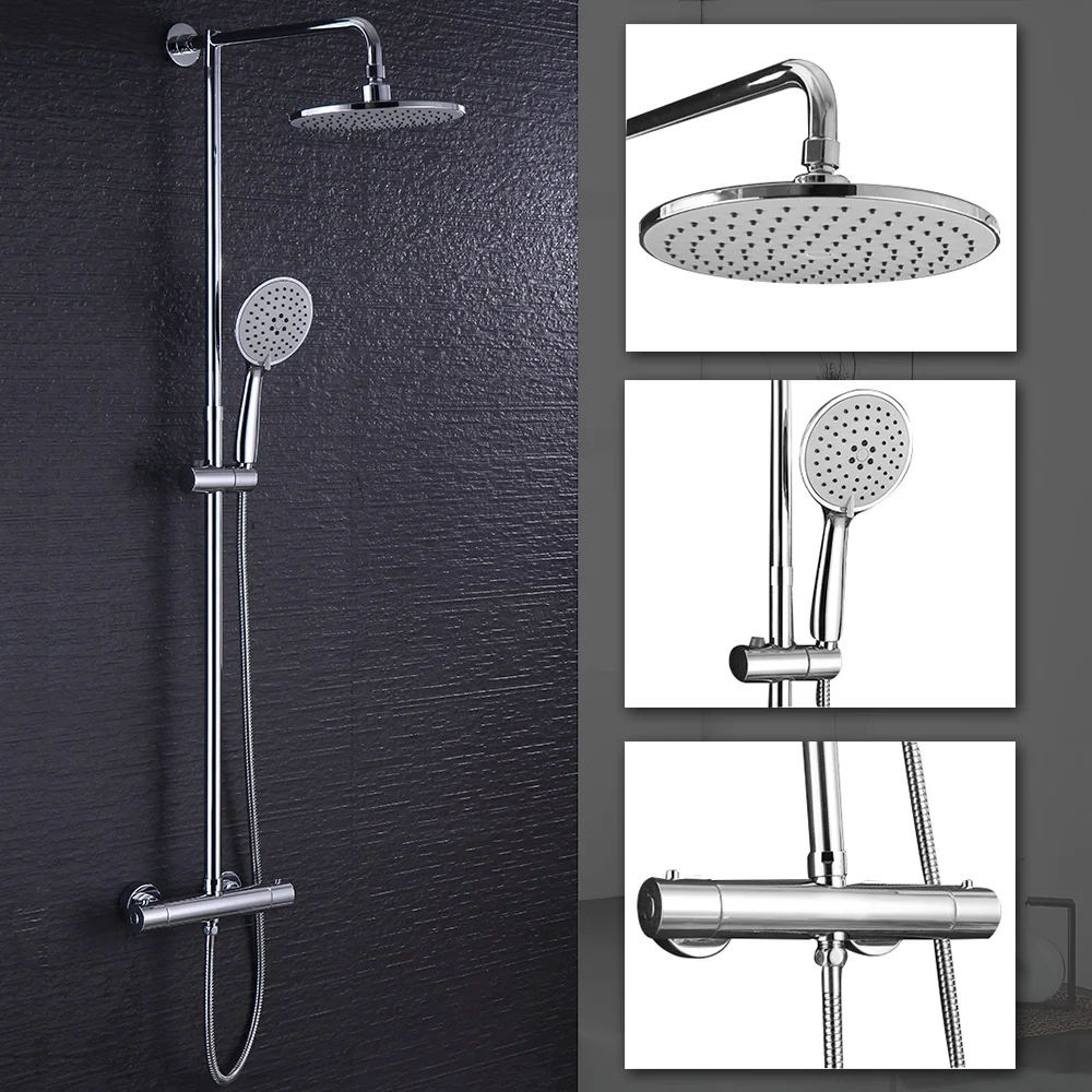 Душевая Система Для Ванны Набор Душа Термостатический Смеситель Верхний