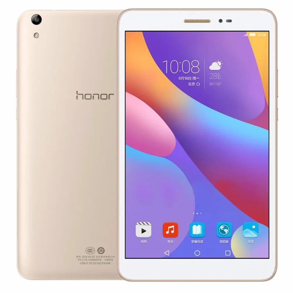 Оригинальный Huawei Honor Tablet 2 JDN W09 планшет 8 дюймов 64 разрядный Восьмиядерный