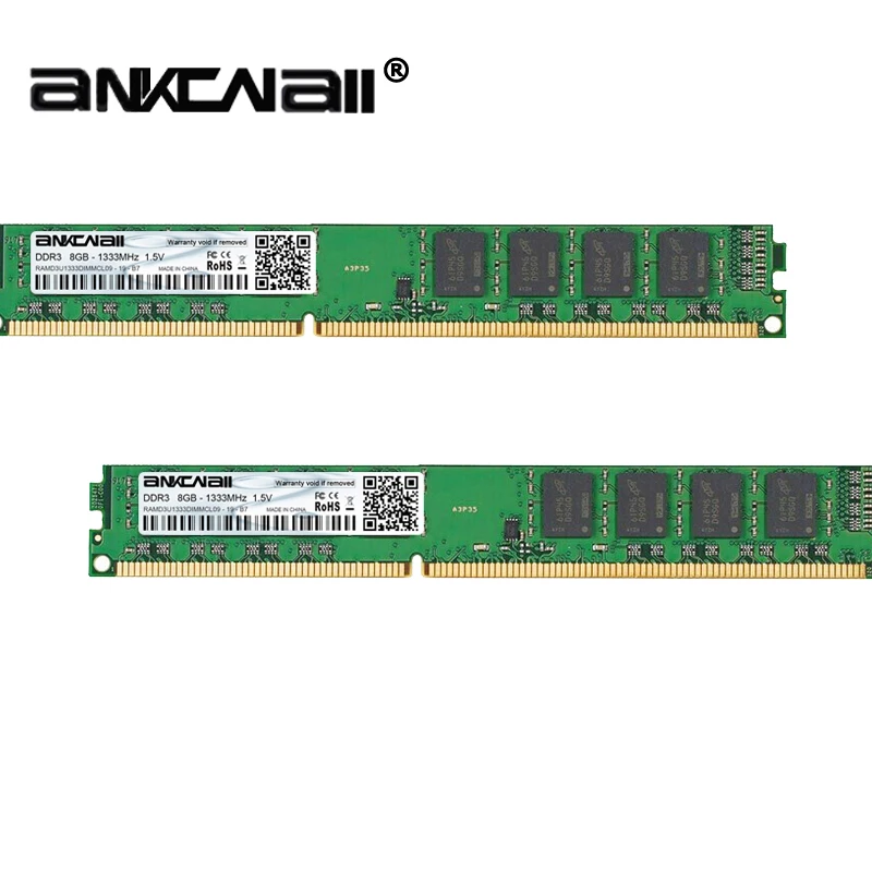 DDR3 ОЗУ 8 Гб (2 шт. x ГБ) 1333 МГц 1600 PC3 10600/12800 для настольной памяти AMD DIMM 1 5 в