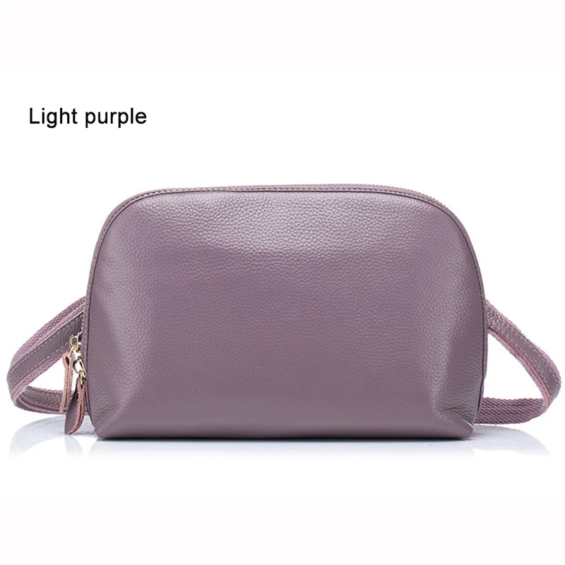 light purple 23,5*16,5*8,5 см, натуральная воловья кожа, милая сумка, женская сумка на плечо из натуральной кожи, сумки через плечо для девушек A025 - Цвет: light purple