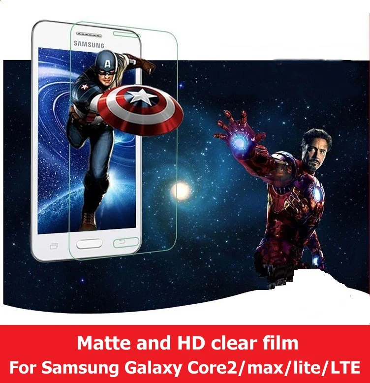 Антибликовая матовая пленка для Samsung Galaxy Core2 G3559 Core LTE G386F G3518 Max G5108Q Lite 4G HD