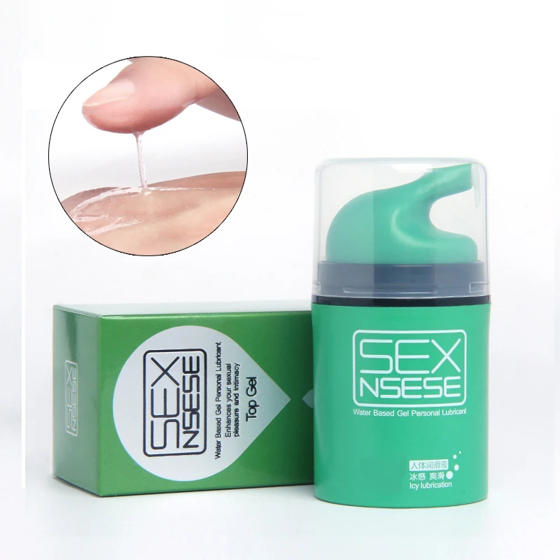Водорастворимые смазки анальный гей секс лубрикант ледяной шелк Сенсорный