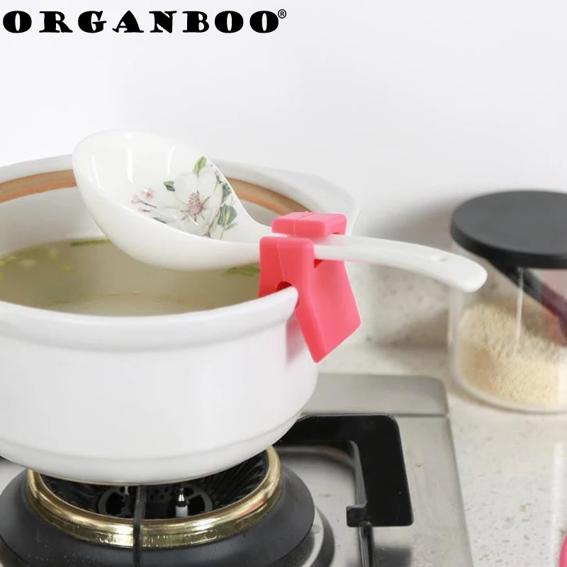 ORGANBOO 1 шт. горшок ложка стойка для хранения ложки антиобжигающая супа подставка