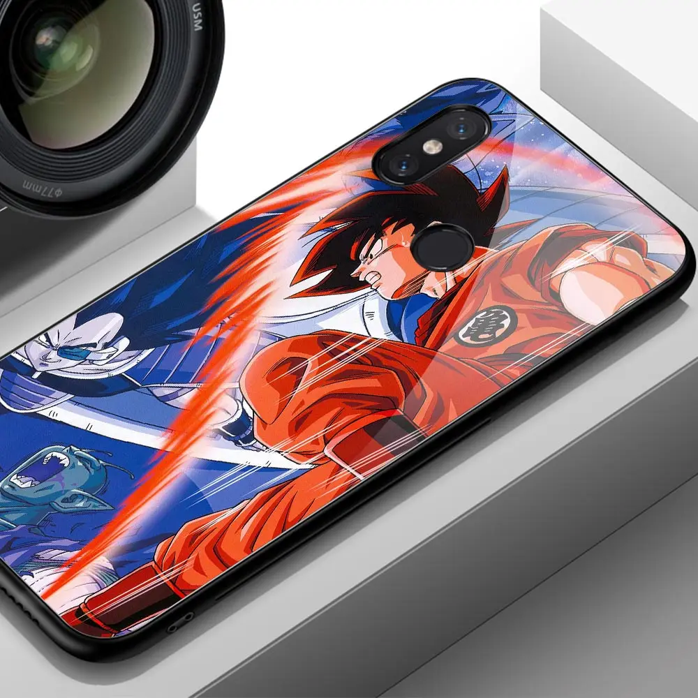 Чехол для Xiaomi mi 8 se, закаленное стекло, жесткая задняя крышка Dragon Ball Z, чехол для телефона для Xiaomi mi 6 8 9 SE lite mi x 2 2s3 max 3 - Цвет: 01417