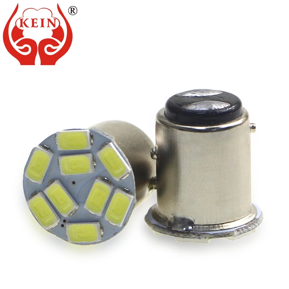 KEIN 10 шт p21/5 w 1157 led bay15d 5630 9smd 12V светодиодные автомобильные лампы стоп сигнала