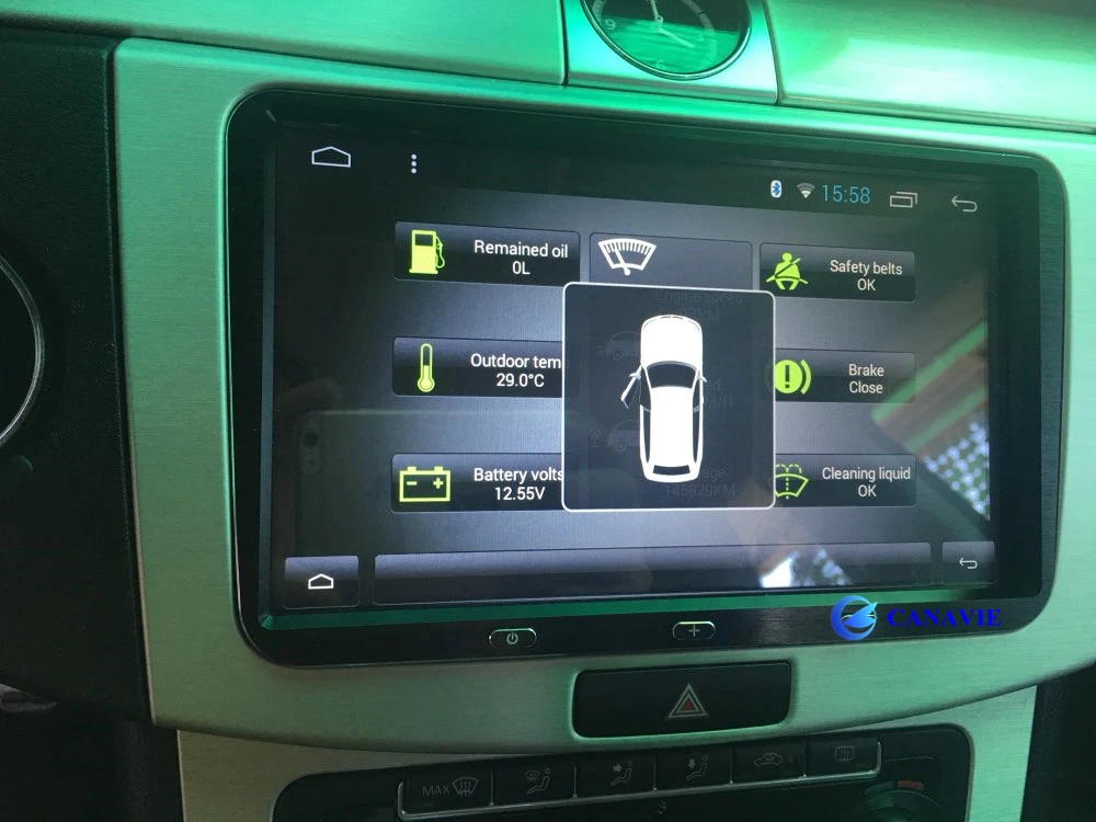 9-дюймовый автомобильный радиоприемник Android Audio DVD GPS-навигация Центральный