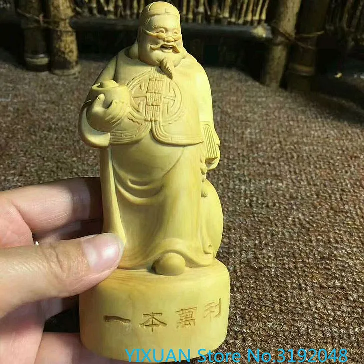 Резьба из бокса Lobular деревянные поделки богатые украшения хозяина.|Статуи и