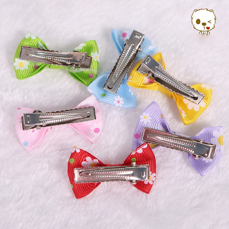 Милые банты для шерсти собаки аксессуары волос ручной работы маленьких собак