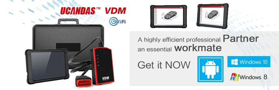 UCANDAS VDM V4.5 wifi OBD2 Автомобильный сканер полная система авто диагностический инструмент Многоязычный Автомобильный сканер OBDII бесплатное обновление