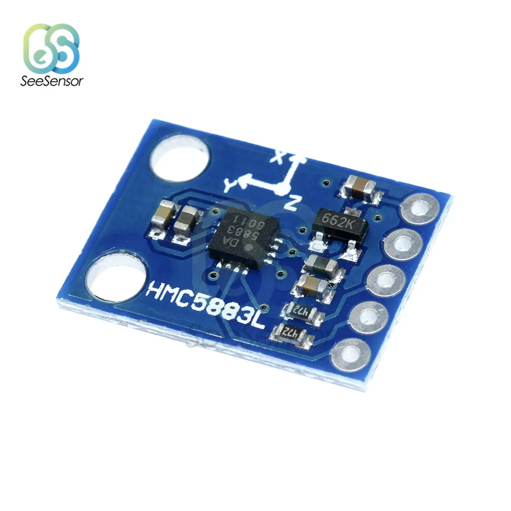 3 осевой магнитометр HMC5883 В 5 трехосевой компас сенсорный модуль для Arduino|Детали и