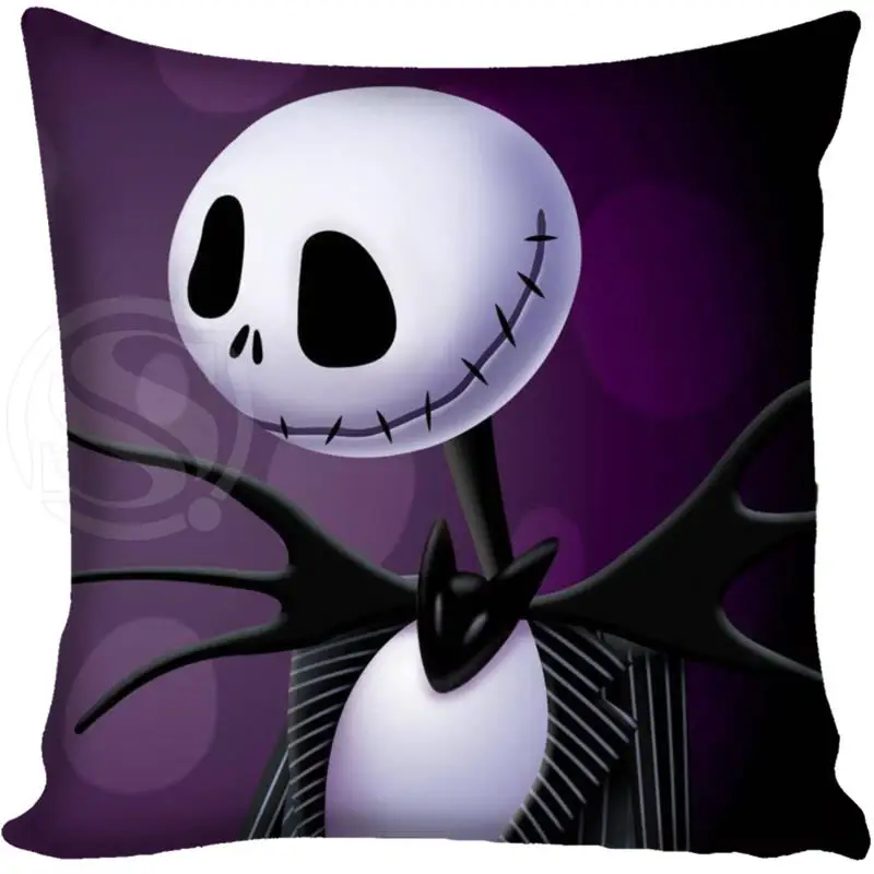 Pillowcase Пользовательские Джек Кошмар перед наволочка площади молнии домой декоративная наволочка две стороны печатных 35X 35, 40 X40 45X45 60X60 - Цвет: Pillowcase