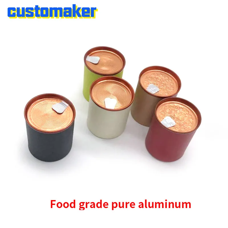 50 шт экологичный Круглый бумажный контейнер одноразовая упаковка для чая