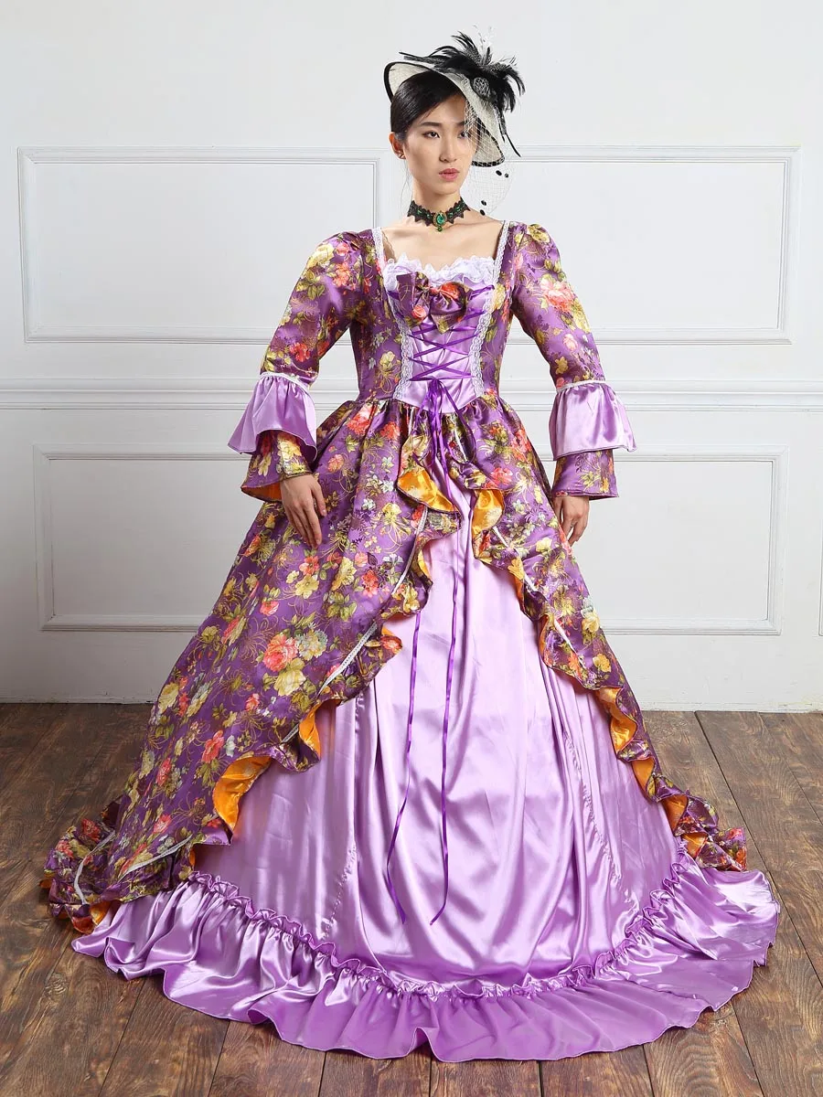 Высококачественное платье для праздников с принтом Marie Antoinette театральный