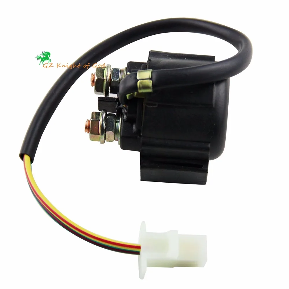 Рыцарский двигатель 2-проводное подключение реле стартера соленоида для Suzuki Yamaha