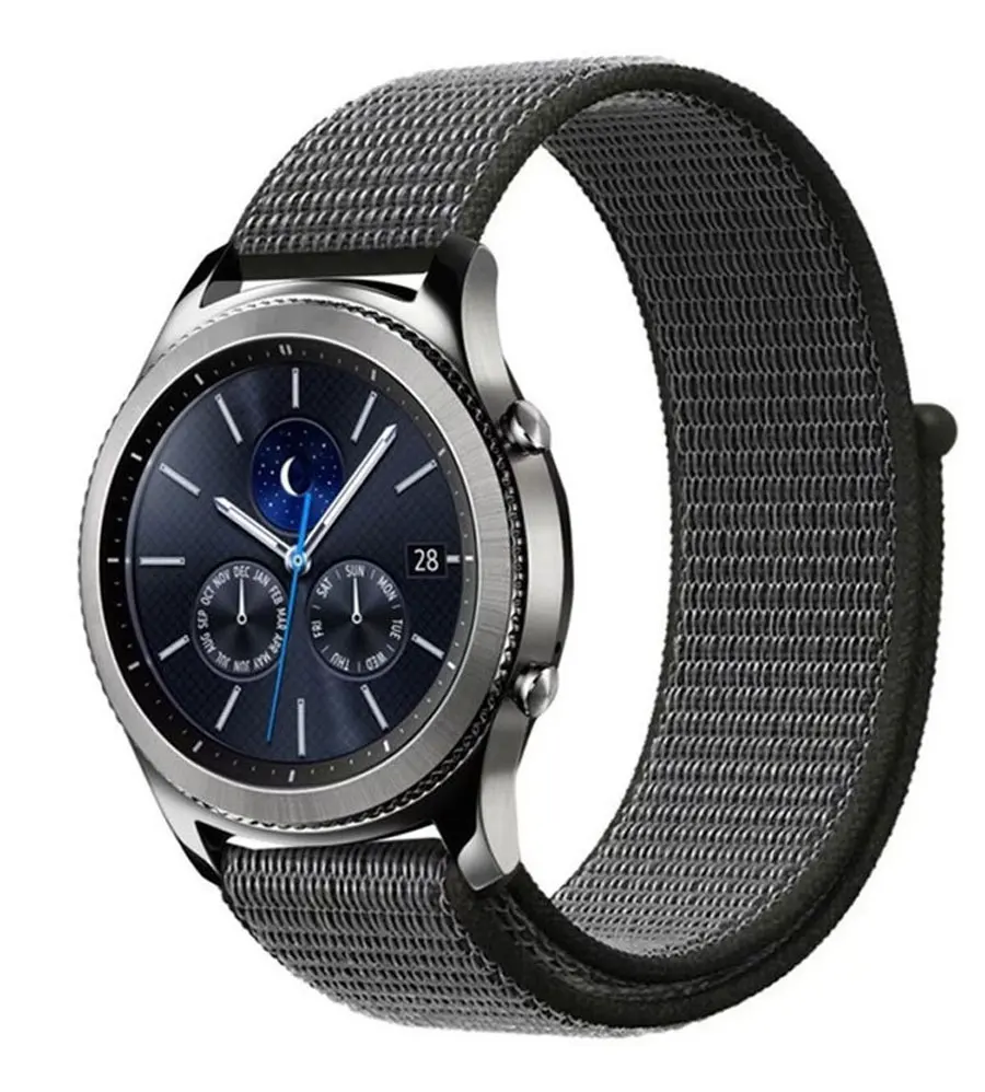 Gear S3 для samsung galaxy watch 46 мм 42 мм S 3 Frontier нейлон amazfit gtr 47 мм huawei watch gt ремешок 20 мм часы браслет ремешок 22 мм для часов