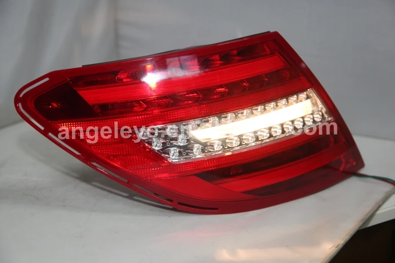 Светодиодный задний фонарь для Mercedes Benz C Class W204 C180 C200 c260 C300 C63 2012 2013 год красный