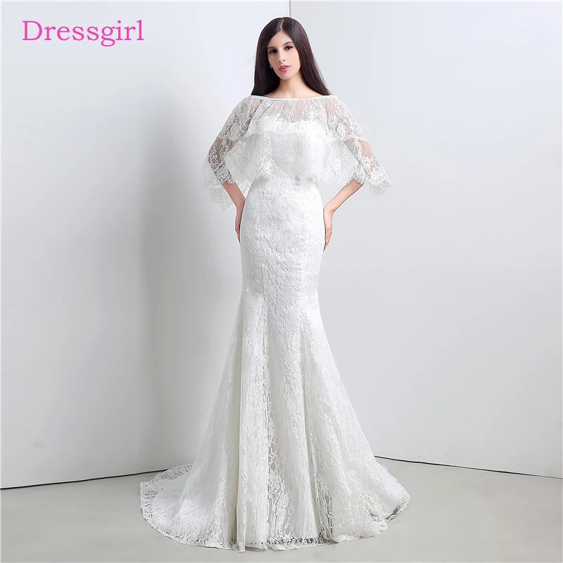 

Lace Vestido De Noiva Wedding Dresses Mermaid Sweetheart Sweep Train Boho Cheap Plus Size Wedding Gown Bridal Dresses