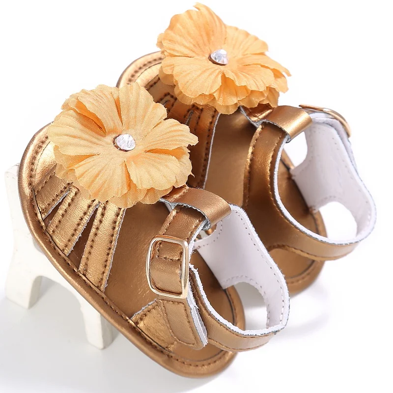 2017 милые кожаные сандалии для новорожденных девочек обувь малышей с мягкой