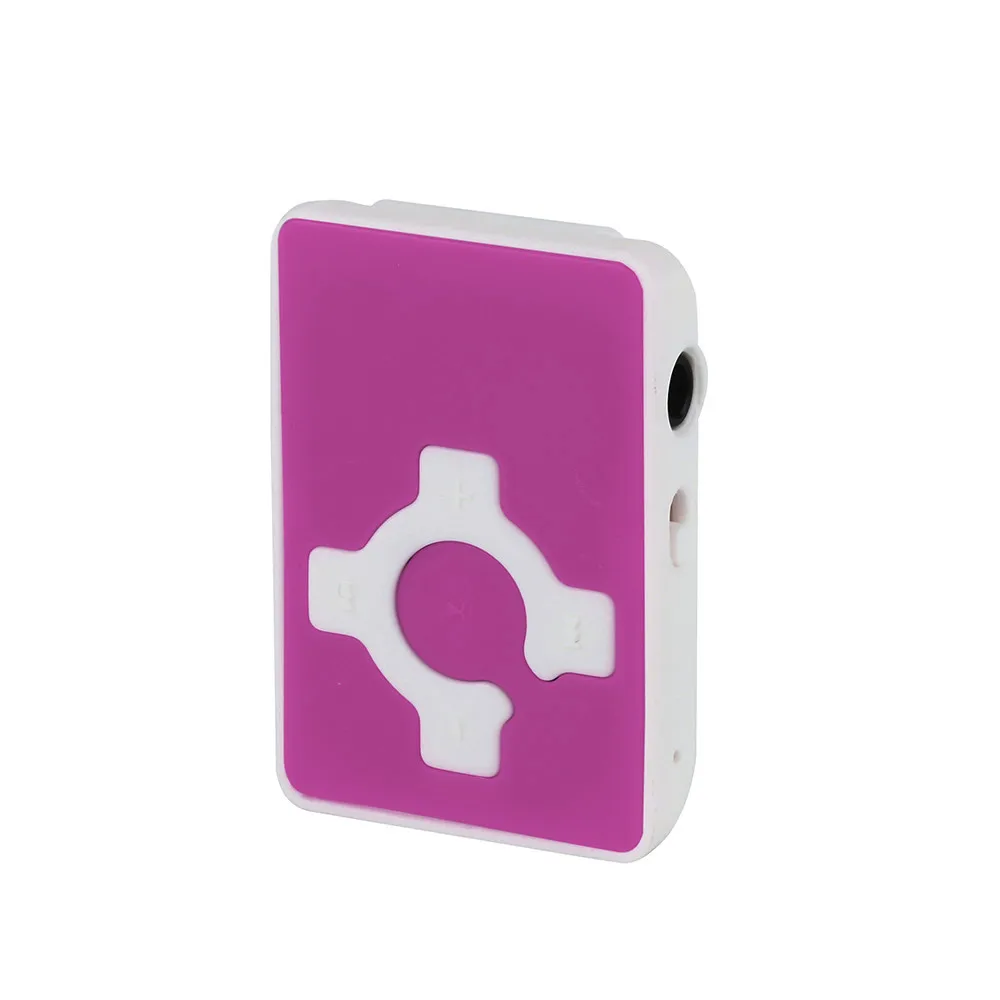 Клип Mini USB Mp3 Музыка Media Player Поддержка 32 ГБ микро карты памяти и гарнитура Micro SD/TF