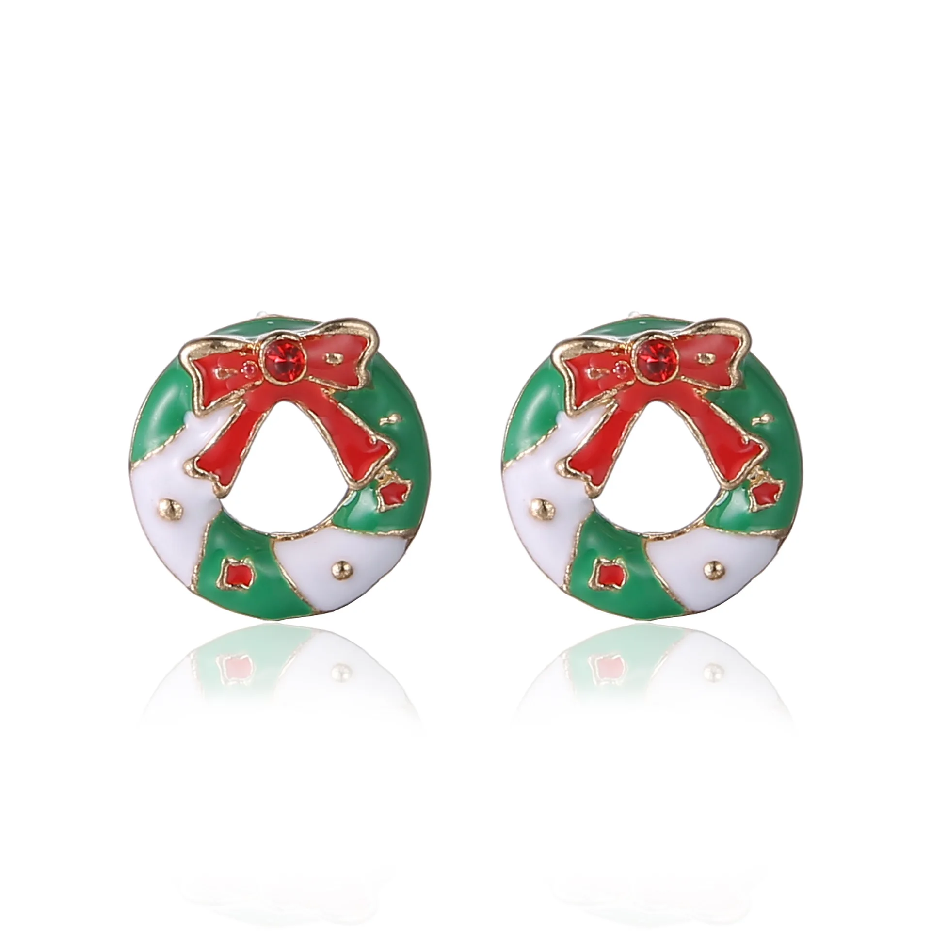 Горячая Распродажа серьги в рождественском стиле Симпатичные гвоздики для