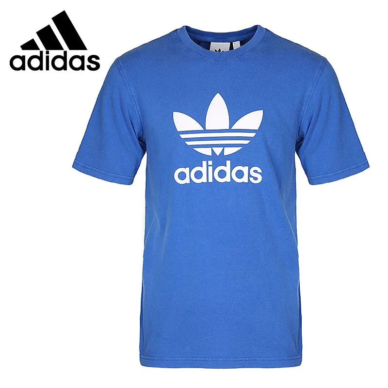 Original New Arrival Adidas Originals TREFOIL Men's T-shirts short sleeve Sportswear | Спорт и развлечения