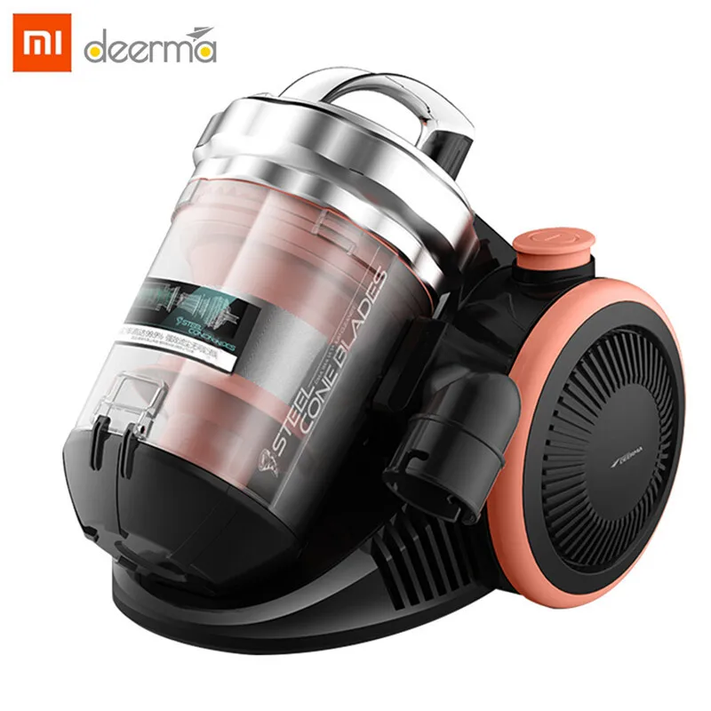 Xiaomi Deerma 208E 1200 Вт Бытовая стальная сетка циклонный пылесос 3л Пылезащитная чашка