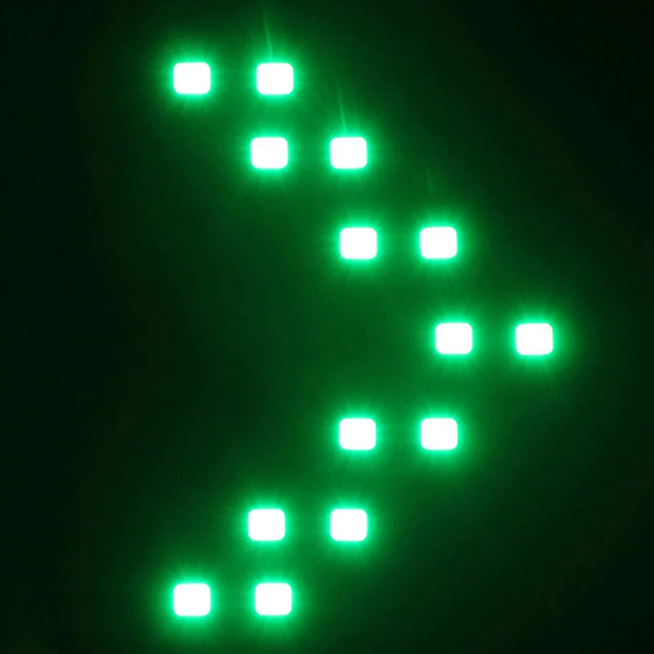 2 шт. 14 SMD светодиодный индикатор со стрелкой в виде зеркала заднего вида сигнал