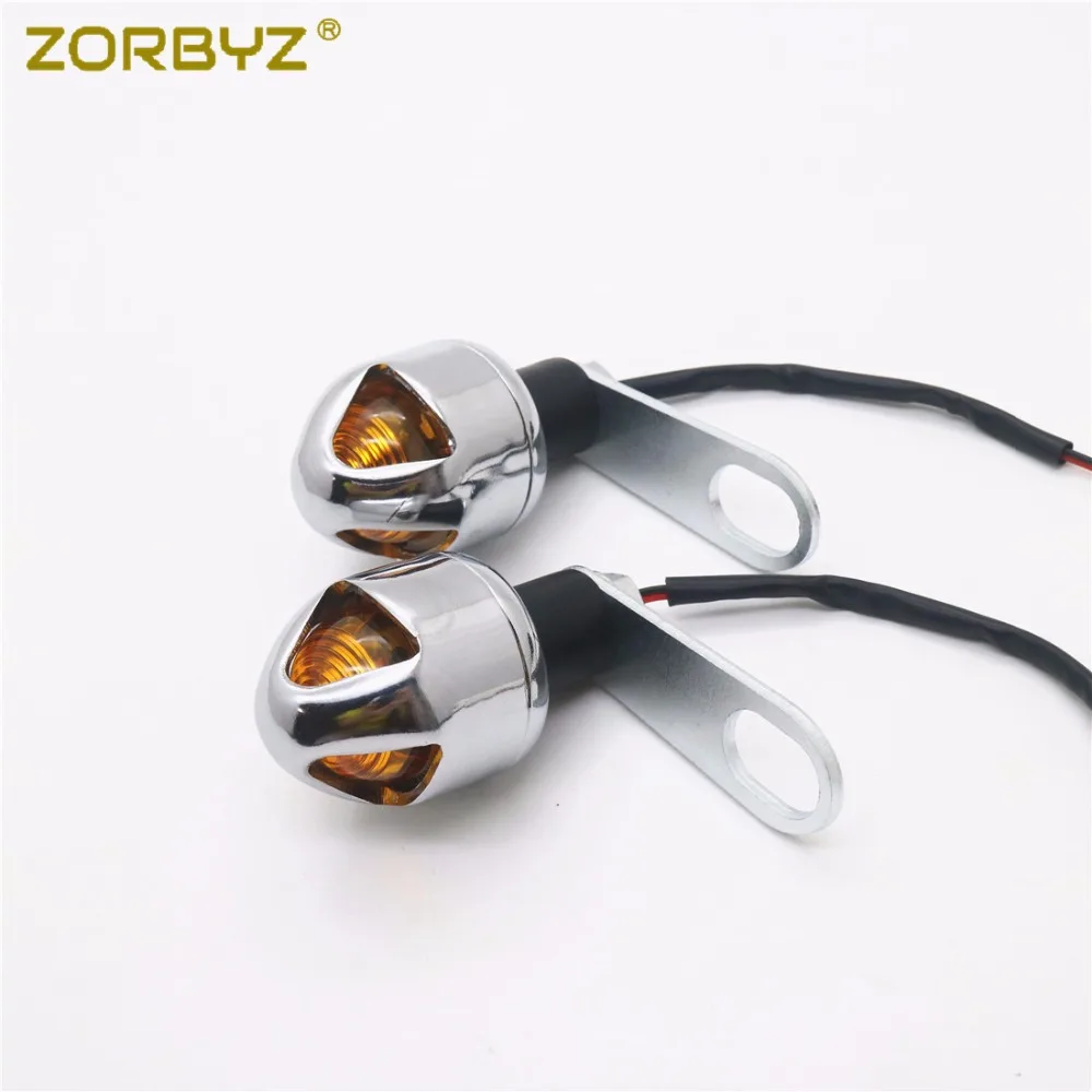 ZORBYZ хромированный светодиодный задний поворотный сигнальный фонарь держатель
