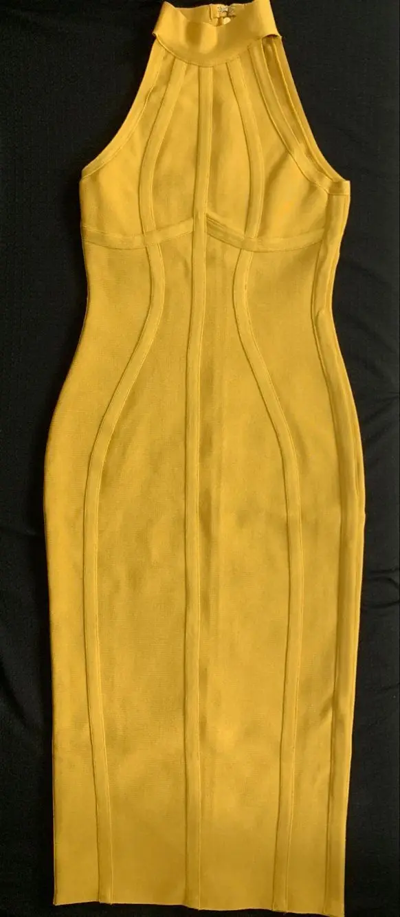 Halinfer 2018 New Autumn women dress sexy 4 Colors Turtleneck bodycon bandage Elegant celebrity party | Женская одежда