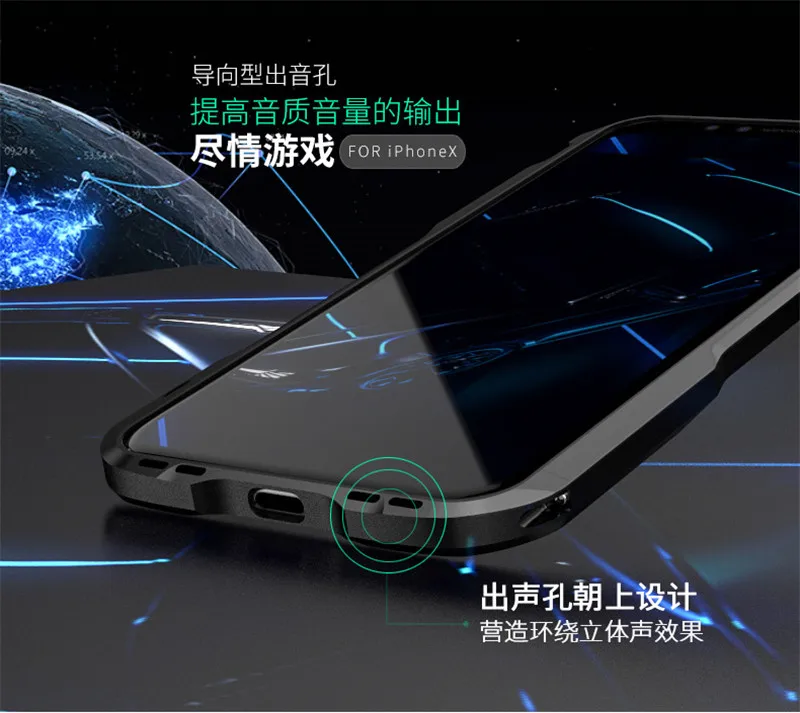 Высококачественный Роскошный Алюминиевый металлический бампер LUPHIE для iphone X XS MAX XR 6 6s 7 8 Plus чехол с металлической кнопкой