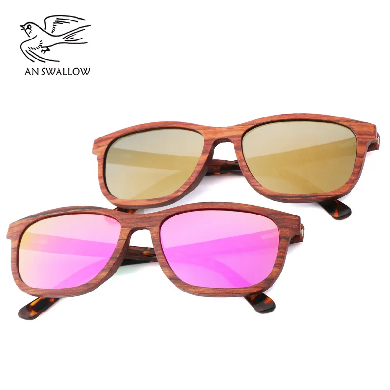 

Fashion retro men and women sandwich handmade bamboo wooden Sunglasses wooden polarized UV400 sunglasses