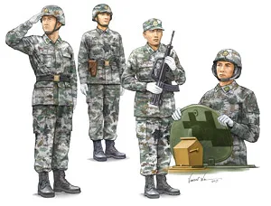 Модель 1/35 китайского солдата Trumpeter 00431 | Игрушки и хобби